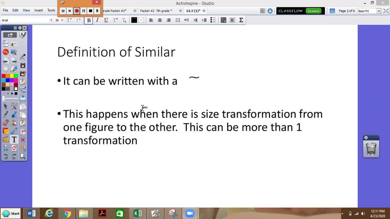 12.3 Using Similar Figures