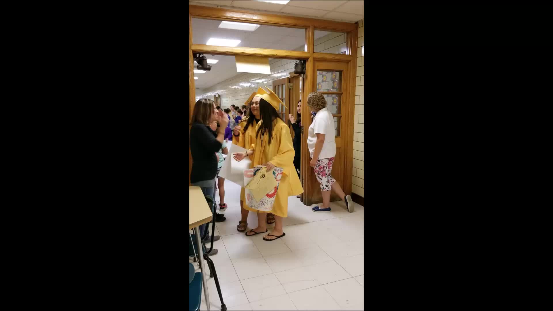 2019 Senior Walk at Fairview School