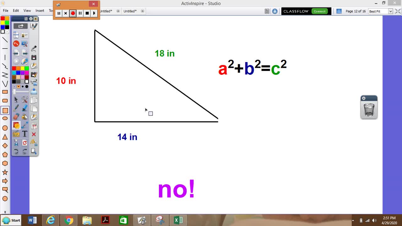 7.5 Using Pythagorean Theorem and Distance Formula