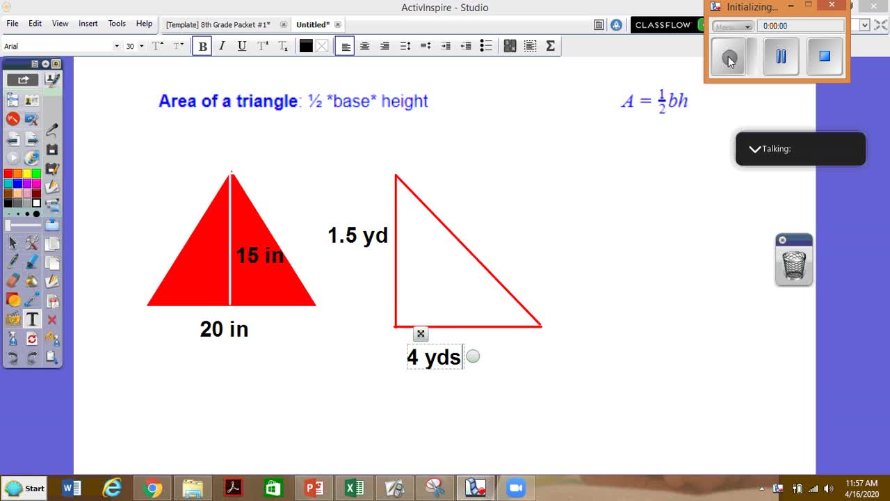 Area of a Triangle