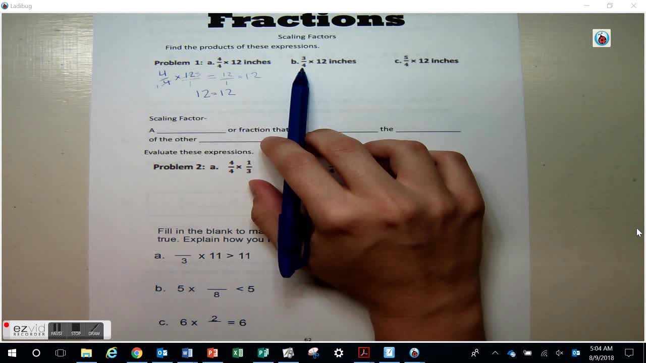 Day 19 Scaling Factors