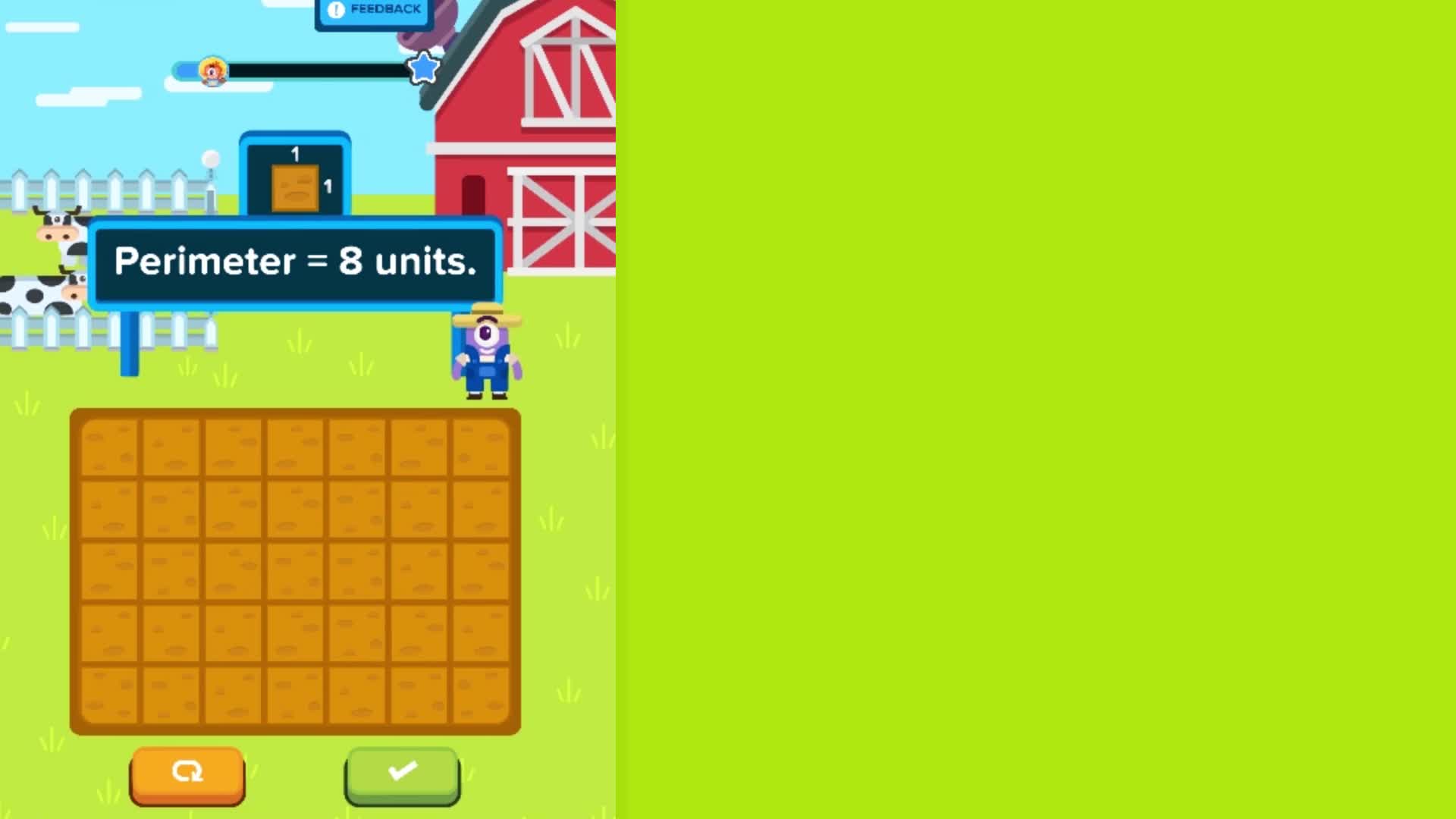 Fency Farm level 2 - Area and Perimeter