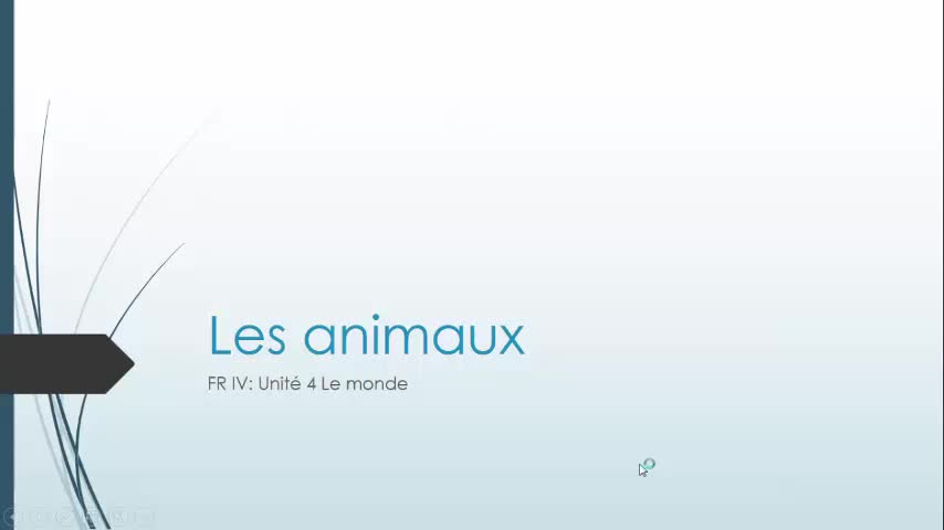 Les animaux