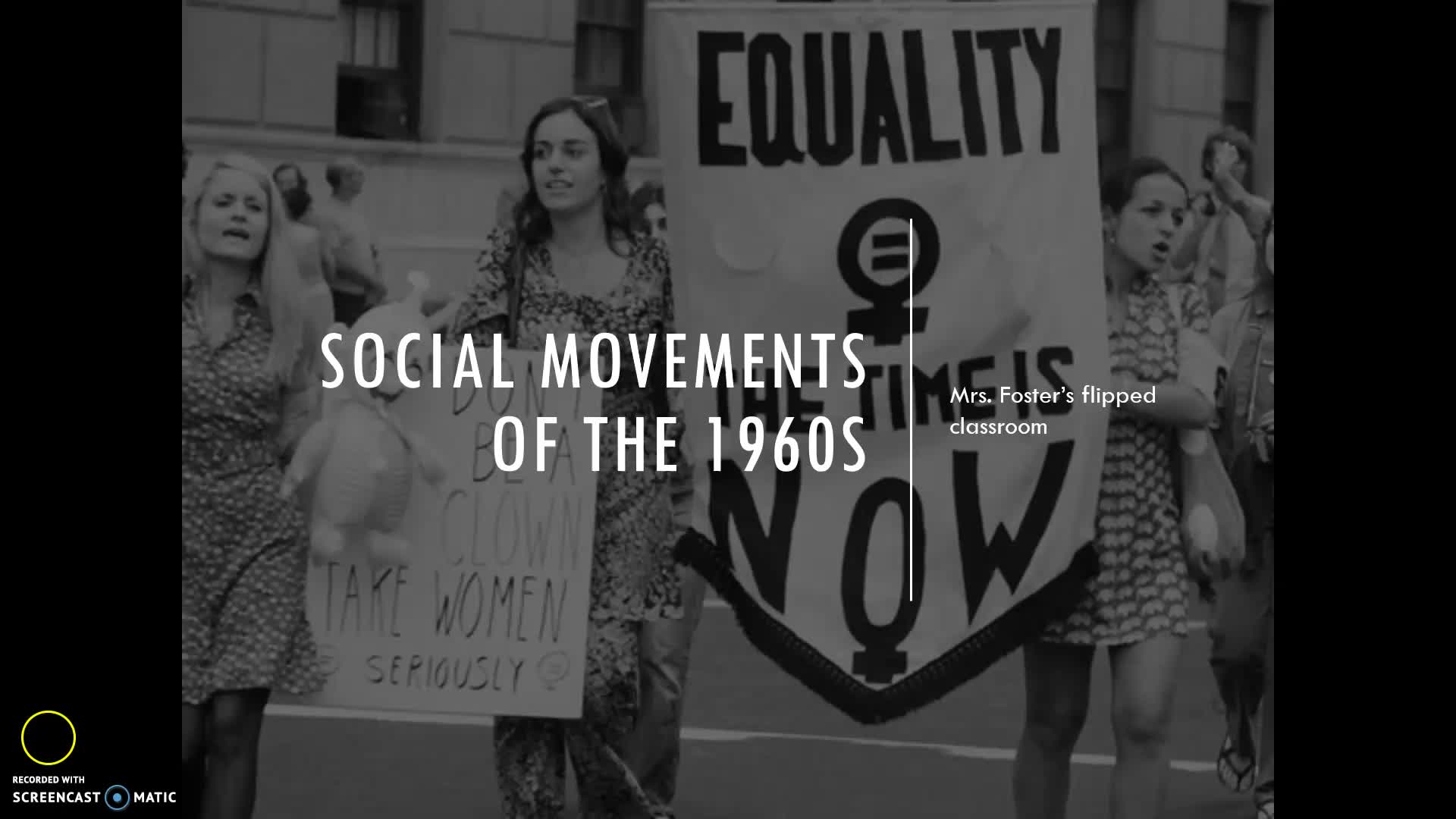 Social Movements of the 1960s