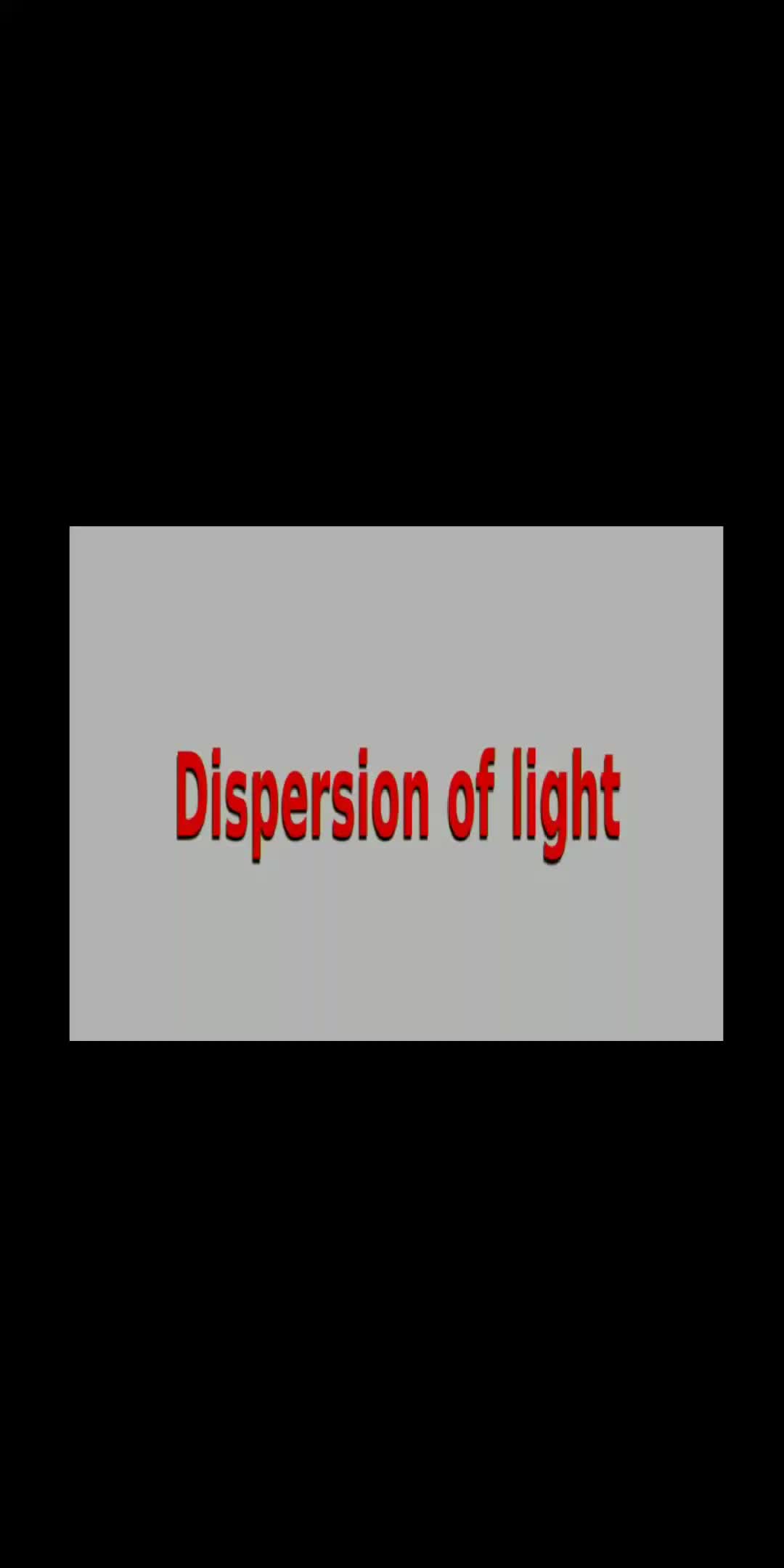 dispersion- amalnadh