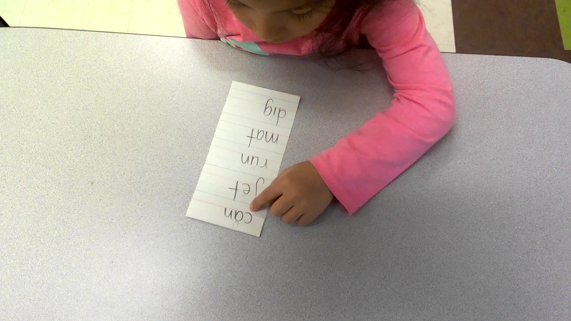 Reading CVC words