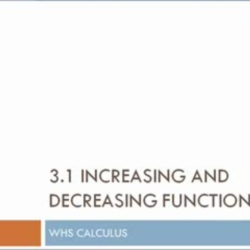 Calculus increasing and decreasing functions_