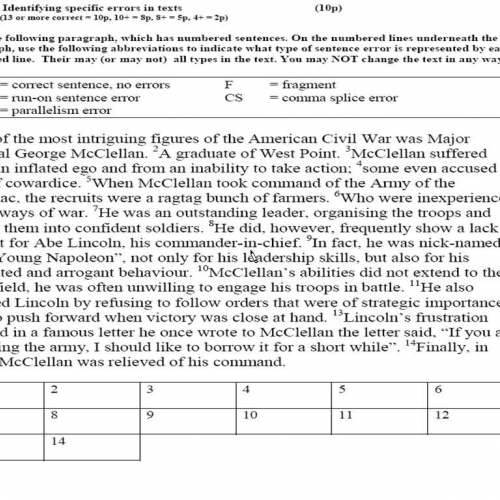 Example Exam Part 5