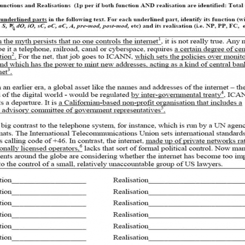 Example Exam Part 3b