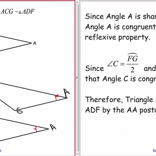 Proofs V (Similarity proofs)