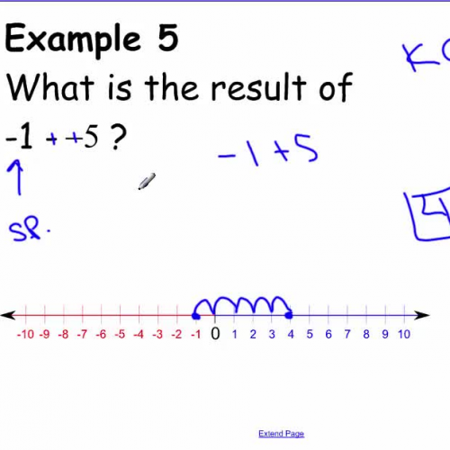 Adding and subtracting integers