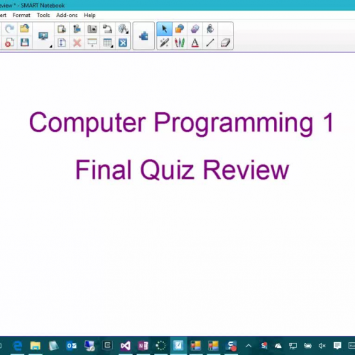 Final Quiz Review part 1