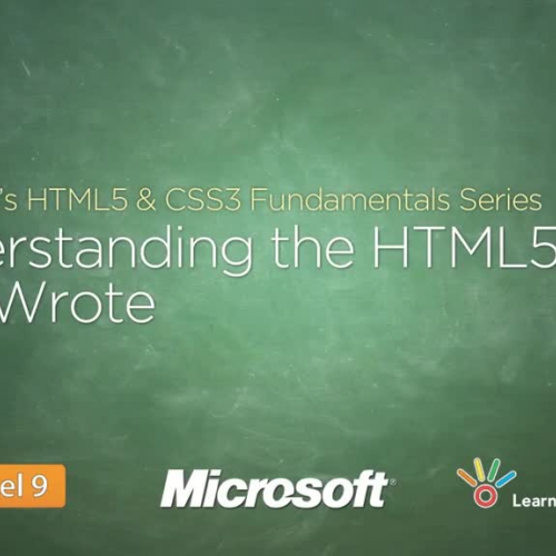 Understanding  the  HTML5  You  Wrote