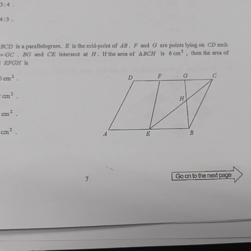 CE11 Q19 (Area of triangles / quad.)