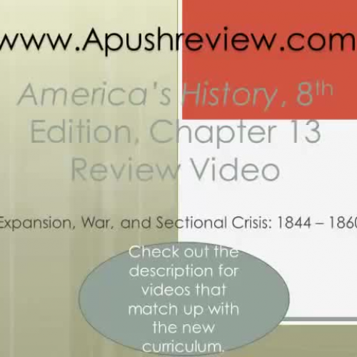 America's History Chapter 13 Review