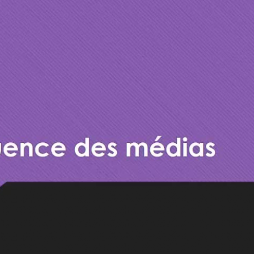 L'influence des médias