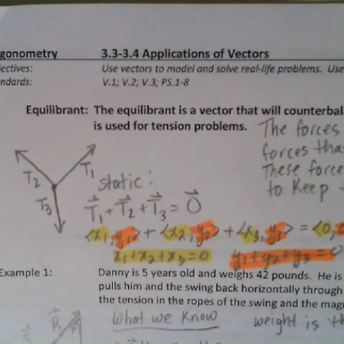 Trig 3.3-3.4 Applications Video #2:  Navigation