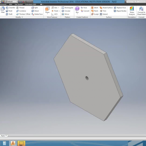 Making a Hexagonal Cam