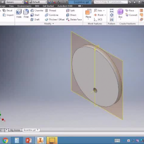 Prepping Eccentric Cam for Assembly